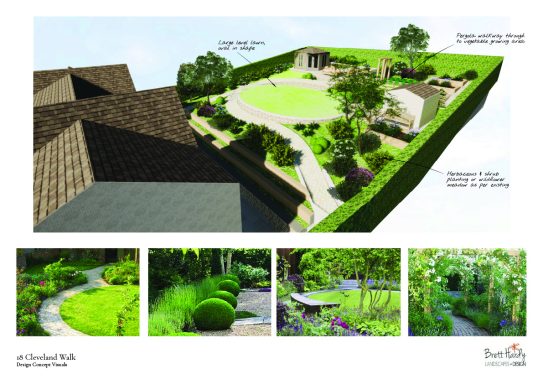 Large family garden, Bath