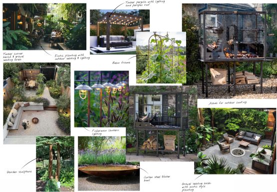 Chic urban garden, Bristol